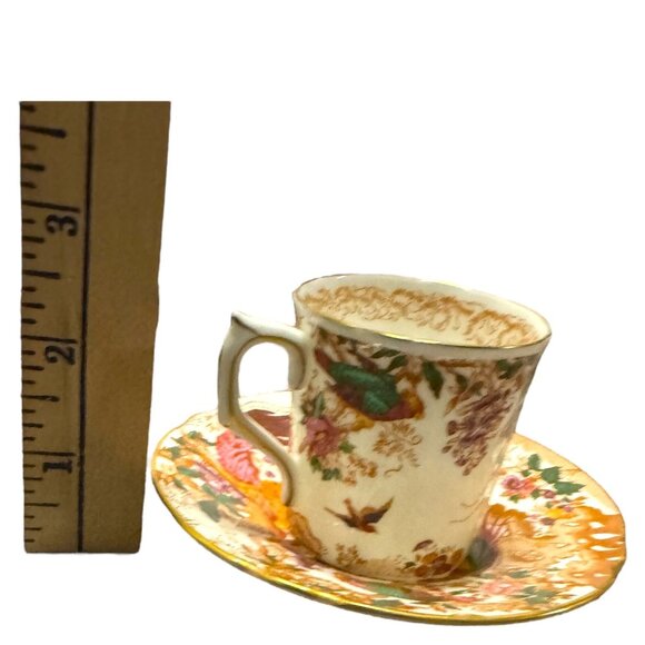 Royal Crown Derby Olde Avesbury Bone China Tea Cup & Saucer Set - Picture 5 of 13